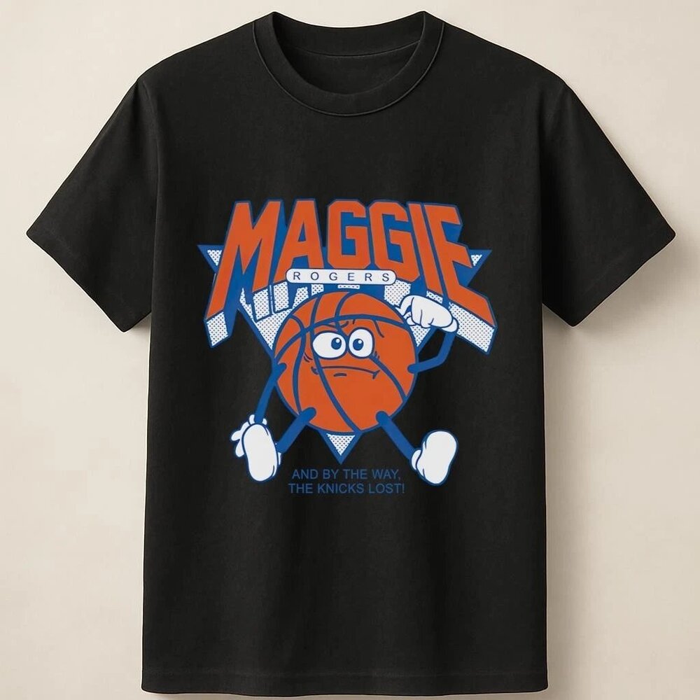 Maggie Rogers Graphic With Basketball Mascot And NY Joke Unisex T Shirt 166